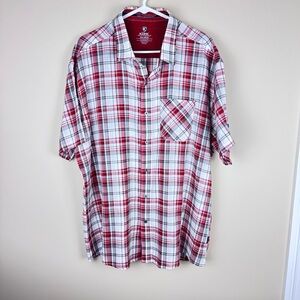 Red Plaid Men's Shirt